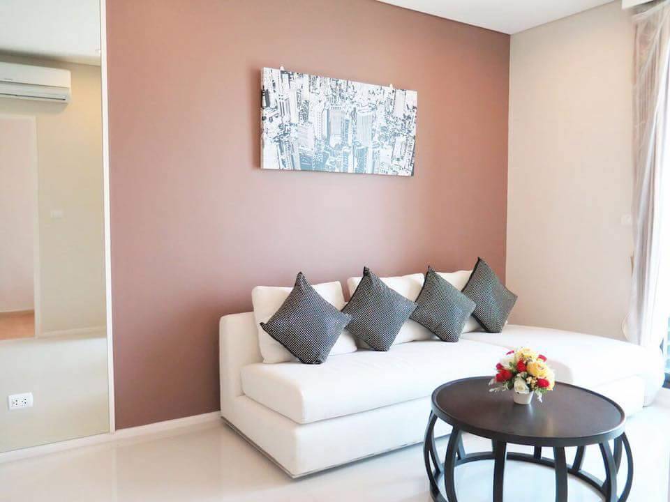 !!!! ขายด่วน 1 ห้องนอน วิวไม่บัง คอนโด Villa Asoke - MRT เพชรบุรี (ทิศใต้) !!!! !!!  Urgent Sale 1 Bedroom Unit with Unblocked View at Villa Asoke MRT Petchburi (Facing South) !!! รูปที่ 1