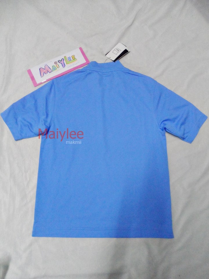 เสื้อnike golf สีฟ้า เล่นกอล์ฟได้ สวยๆ เนื้อผ้านิ่ม   ของใหม่ ไซส์เล็ก รูปที่ 4