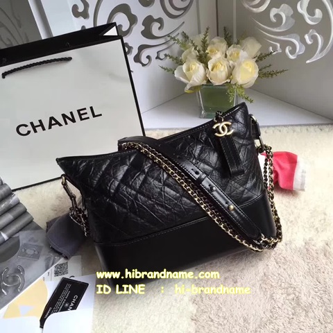 พร้อมส่ง กระเป๋า Chanel Gabrielle Hobo in Black Bag หนังแท้ (เกรด Hi-end) 11นิ้ว รุ่นหนังยับ เหมือนช็อป สวยมากค่ะ รูปที่ 1