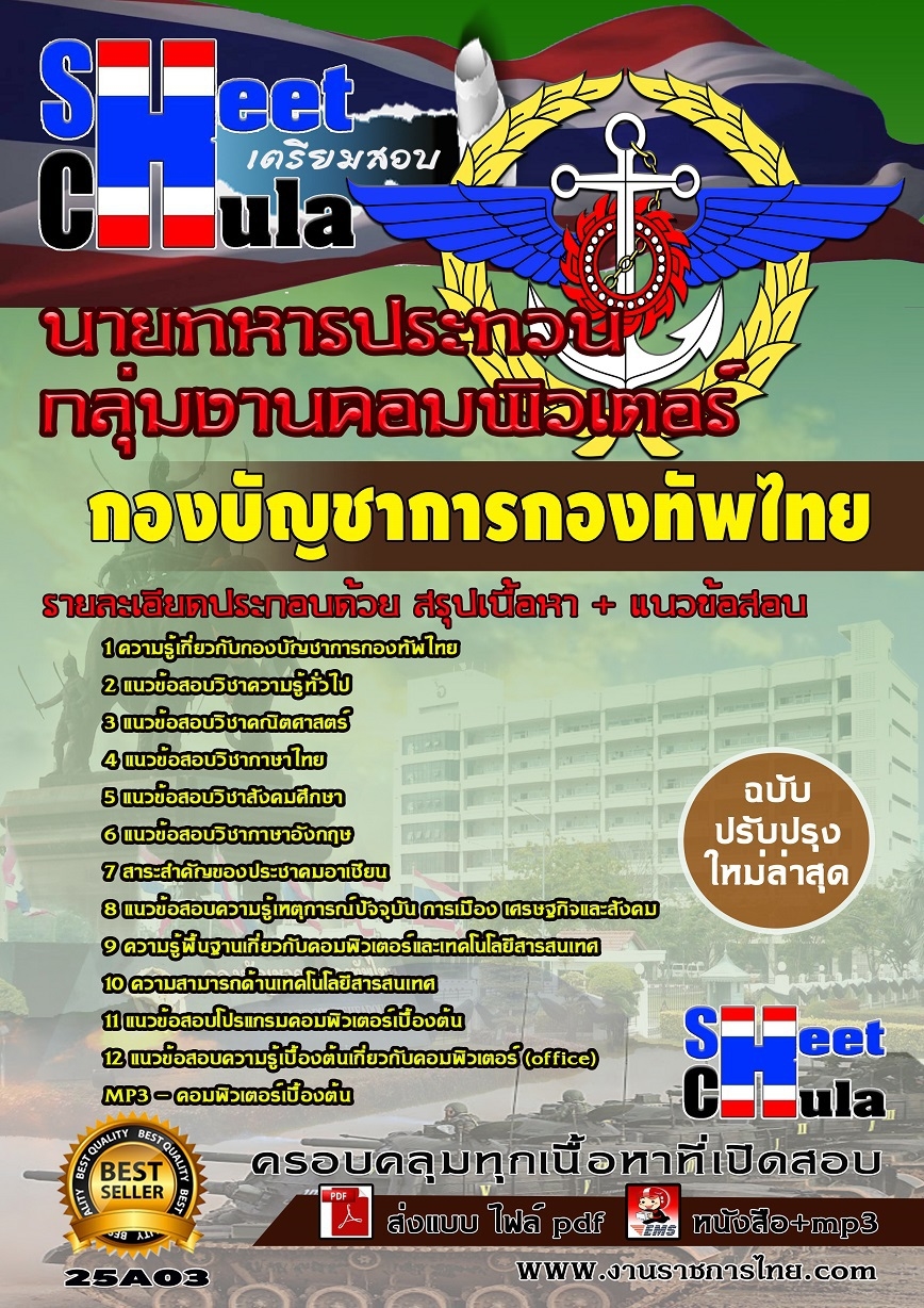 [[ออกชัวร์]]คุ่มืออ่านสอบกลุ่มงานอาจารย์คณิตศาสตร์ นายทหารสัญญาบัตร กองบัญชาการกองทัพไทย รูปที่ 1