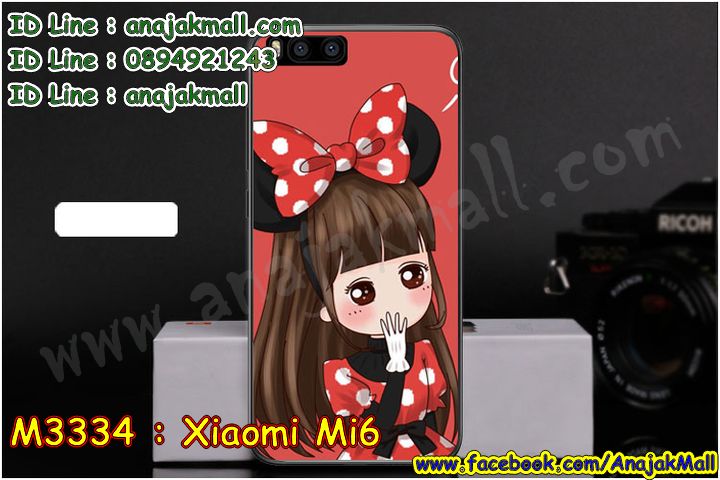 M3334-set1 เคสแข็ง Xiaomi Mi6 พิมพ์ลายการ์ตูน รูปที่ 4