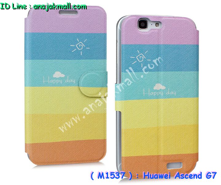 M1537 เคสฝาพับ Huawei Ascend G7 ลายการ์ตูน รูปที่ 2