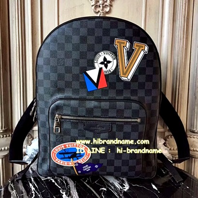 New Louis Vuitton Damier Graphite Josh Backpack Bag (เกรด Top Hi-end) หนังแท้ทั้งใบ สวยมากค่ะ รูปที่ 1