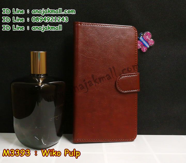 M3393 เคสฝาพับไดอารี่ Wiko Pulp มีช่องใส่บัตรด้านใน รูปที่ 4