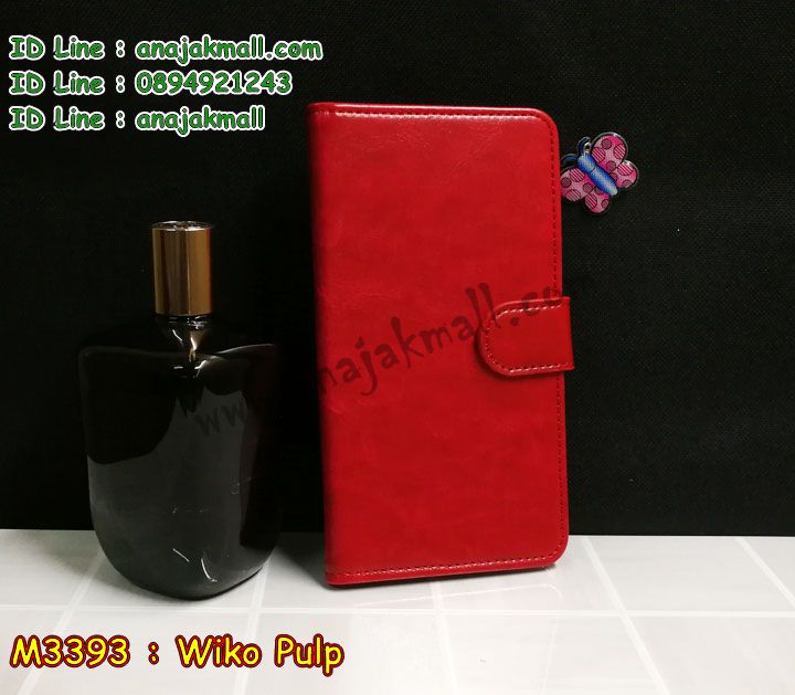 M3393 เคสฝาพับไดอารี่ Wiko Pulp มีช่องใส่บัตรด้านใน รูปที่ 2