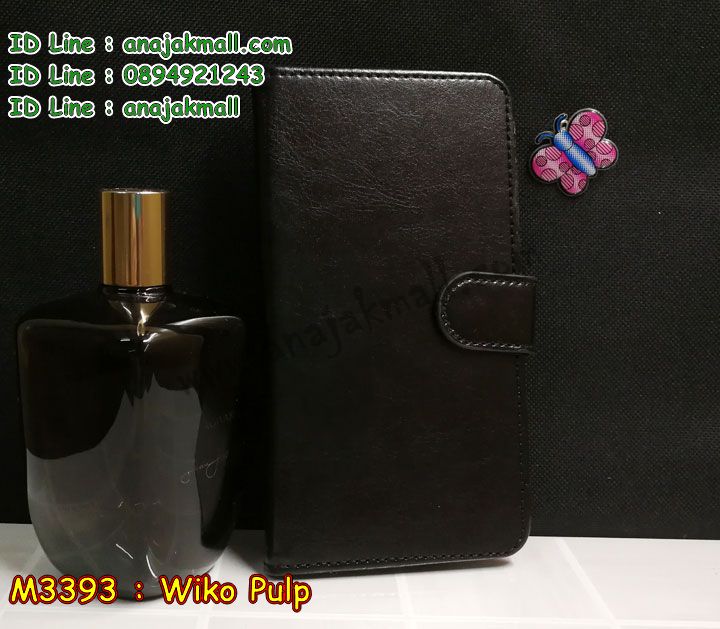 M3393 เคสฝาพับไดอารี่ Wiko Pulp มีช่องใส่บัตรด้านใน รูปที่ 3