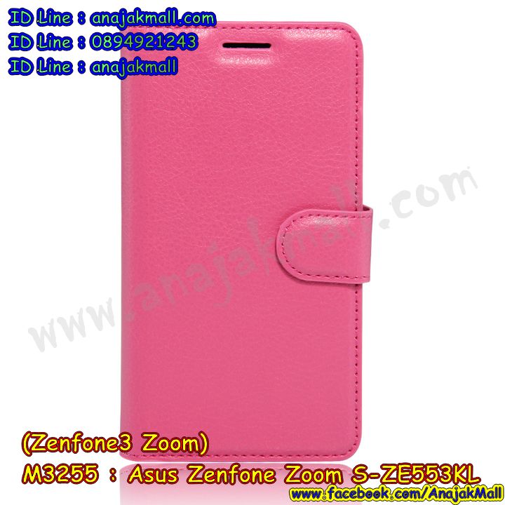 M3255 เคสหนังฝาพับ Asus Zenfone Zoom S-ZE553KL มีช่องใส่บัตร รูปที่ 3