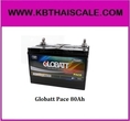 GLOBATT PACE 80 Ahแบตเตอรี่ดีพไซเคิล ชนิดน้ำ แต่ดูแลรักษาน้อย (รุ่นประหยัด)