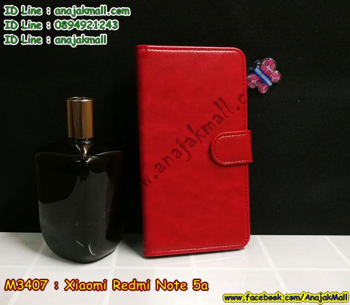 M3407 เคสฝาพับไดอารี่ Xiaomi Redmi Note 5a มีช่องใส่บัตรด้านใน รูปที่ 2
