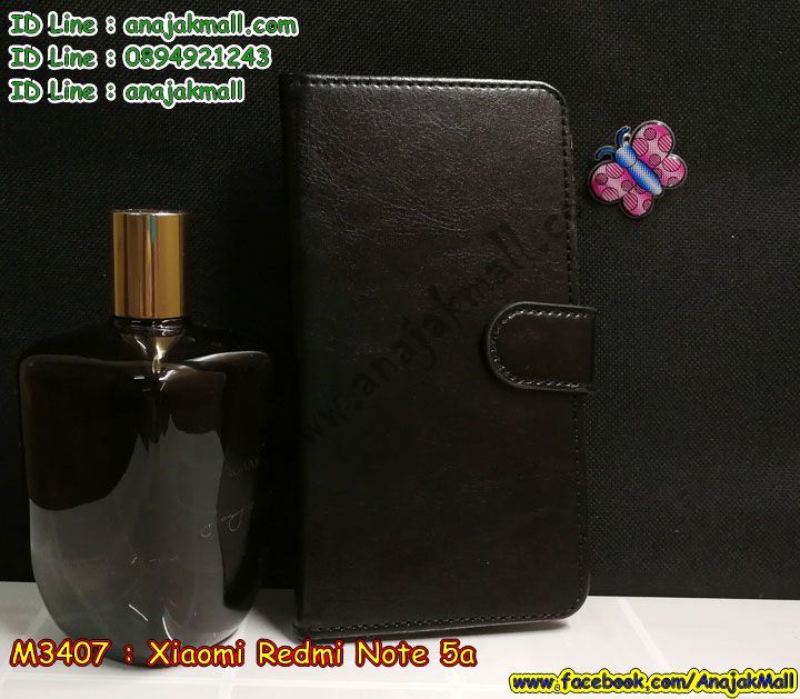 M3407 เคสฝาพับไดอารี่ Xiaomi Redmi Note 5a มีช่องใส่บัตรด้านใน รูปที่ 3