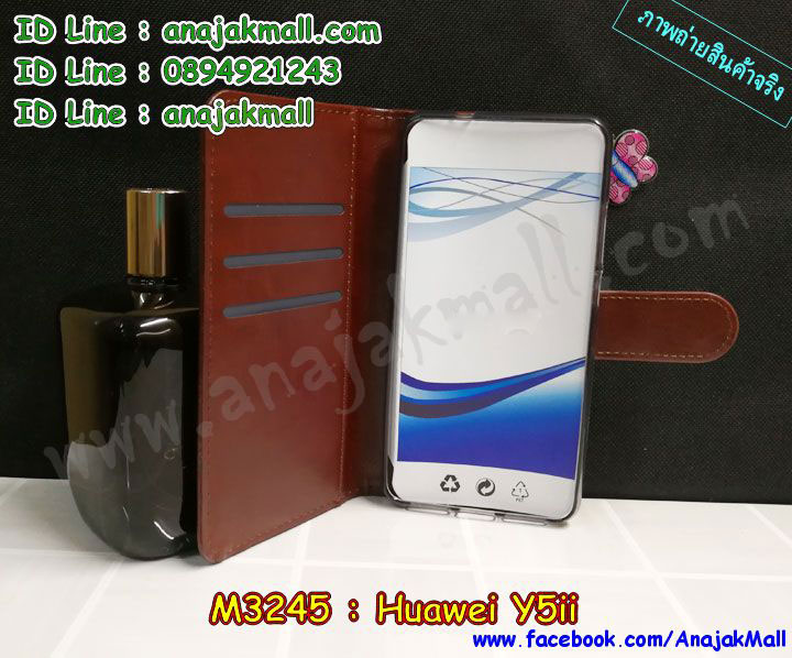 M3245 เคสฝาพับไดอารี่ Huawei Y5ii มีช่องใส่บัตรด้านใน รูปที่ 5