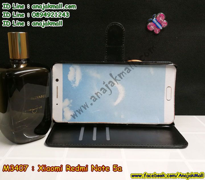 M3407 เคสฝาพับไดอารี่ Xiaomi Redmi Note 5a มีช่องใส่บัตรด้านใน รูปที่ 7