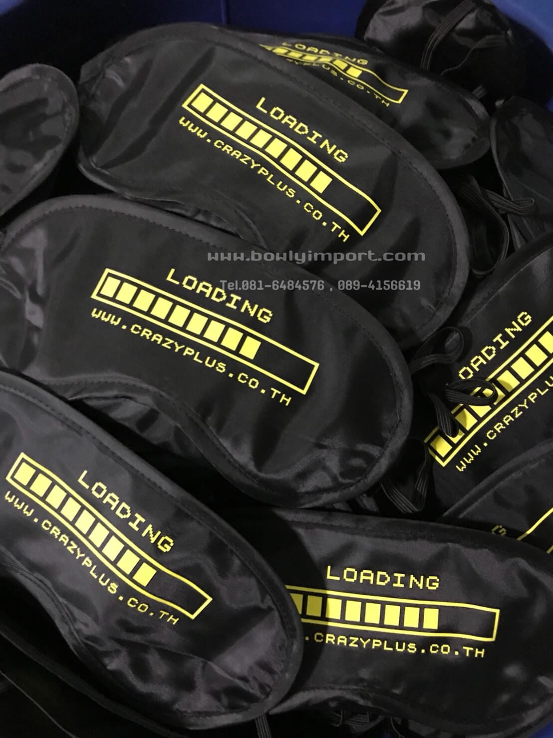 จำหน่าย ผ้าปิดตา Eye mask คละสี พร้อมพิมพ์โลโก้ 0894156619 รูปที่ 4