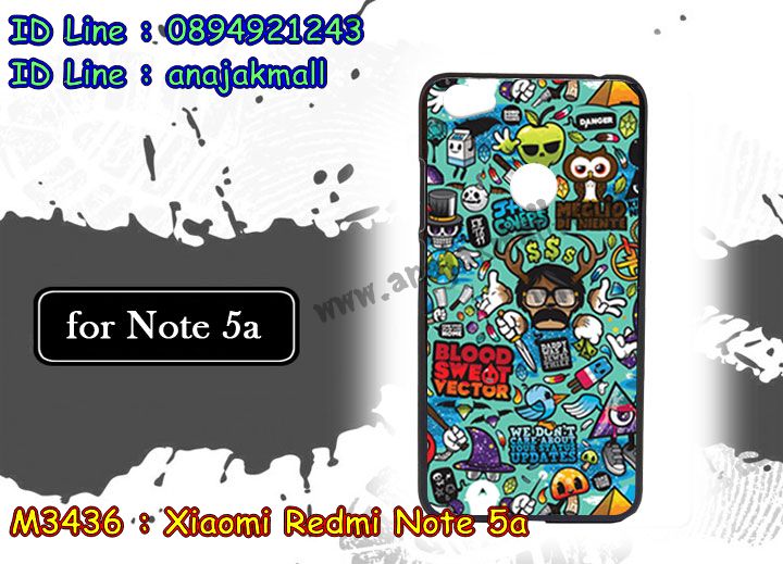 M3436-set1 เคสแข็ง Xiaomi Redmi Note 5a ลายการ์ตูน รูปที่ 3