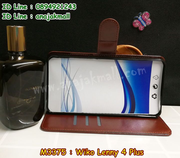 M3375 เคสฝาพับไดอารี่ Wiko Lenny 4 Plus มีช่องใส่บัตร รูปที่ 7