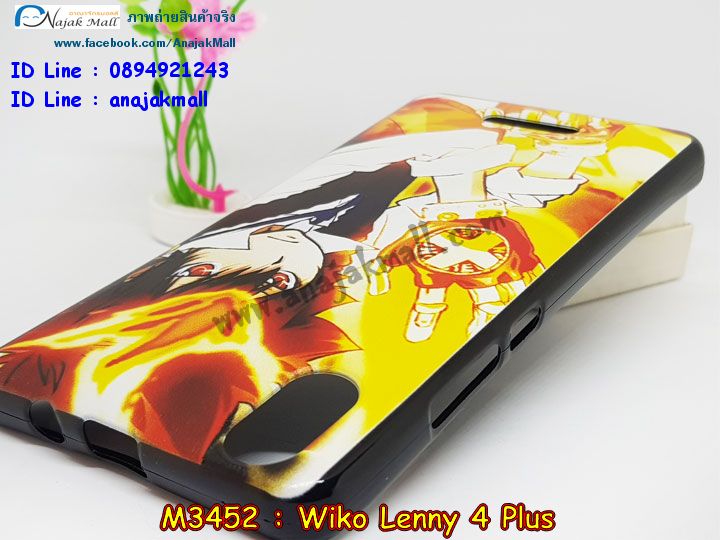M3452-set1 เคสยาง Wiko Leny 4Plus พิมพ์ลายการ์ตูน รูปที่ 3