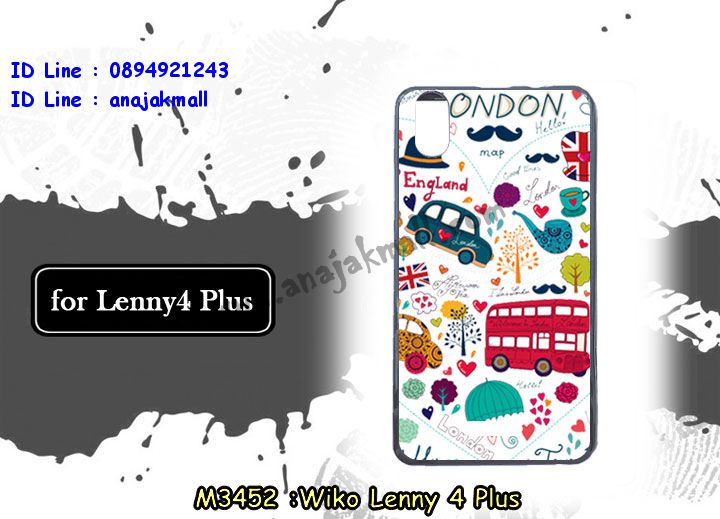M3452-set1 เคสยาง Wiko Leny 4Plus พิมพ์ลายการ์ตูน รูปที่ 6