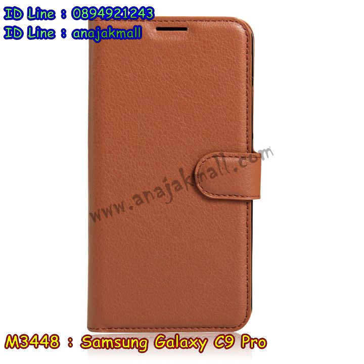 M3448 เคสหนังฝาพับ Samsung Galaxy C9 Pro รูปที่ 2