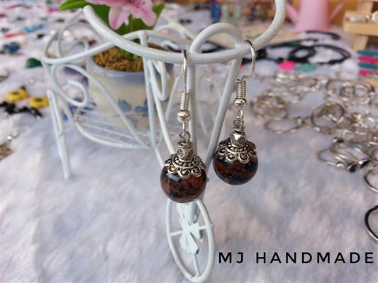 จำหน่ายเครื่องประดับ ต่างหู Handmade หินมงคล หินสี มุก ลูกปัด คริสตัล ข้อมือ รูปที่ 5