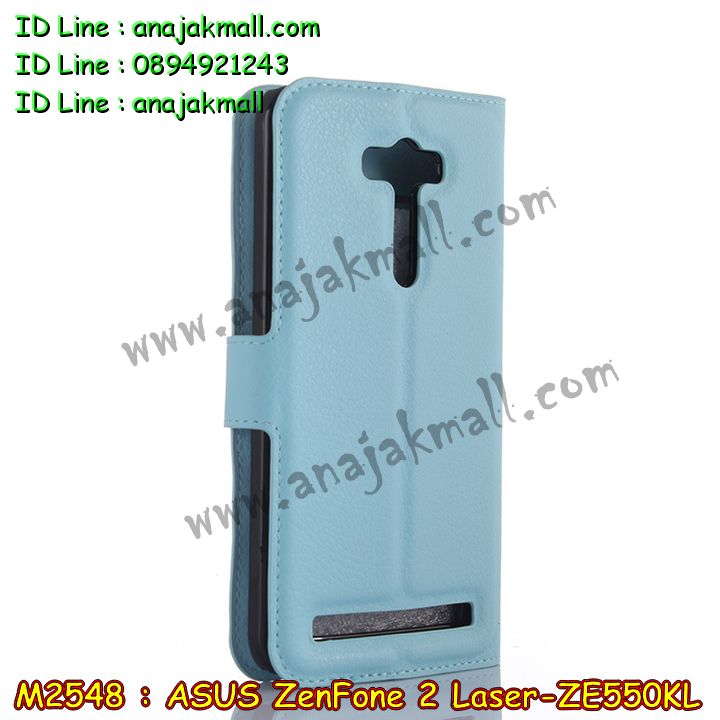 M2548 เคสหนัง ASUS ZenFone2 Laser-ZE550KL มีช่องใส่บัตร รูปที่ 5