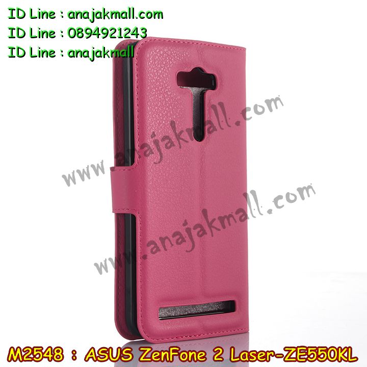 M2548 เคสหนัง ASUS ZenFone2 Laser-ZE550KL มีช่องใส่บัตร รูปที่ 3