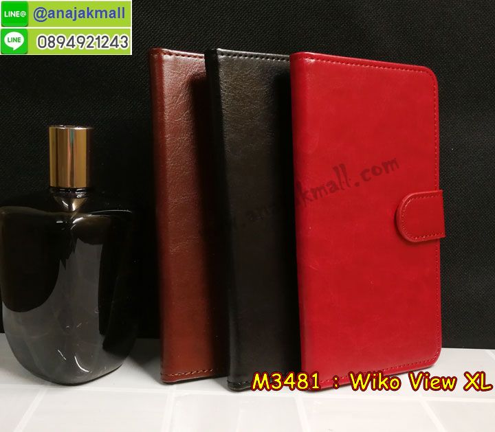 M3481 เคสฝาพับไดอารี่ Wiko View XL มีช่องใส่บัตรด้านใน รูปที่ 2