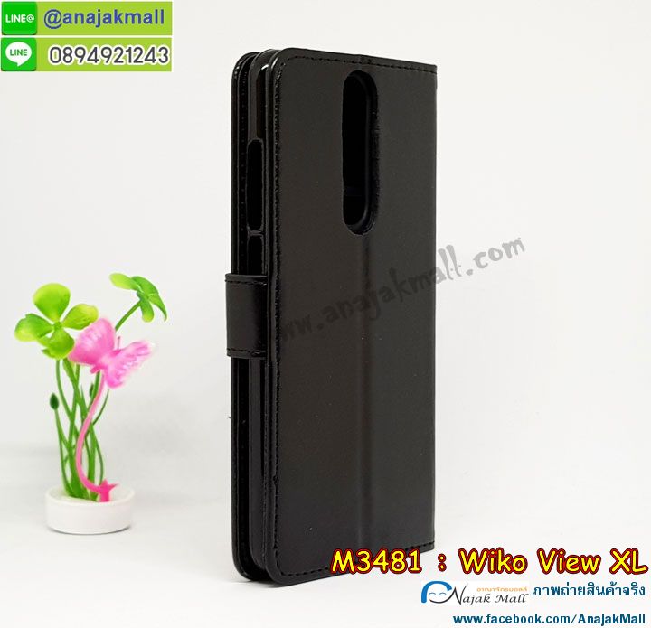 M3481 เคสฝาพับไดอารี่ Wiko View XL มีช่องใส่บัตรด้านใน รูปที่ 3