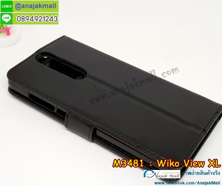 M3481 เคสฝาพับไดอารี่ Wiko View XL มีช่องใส่บัตรด้านใน รูปที่ 4