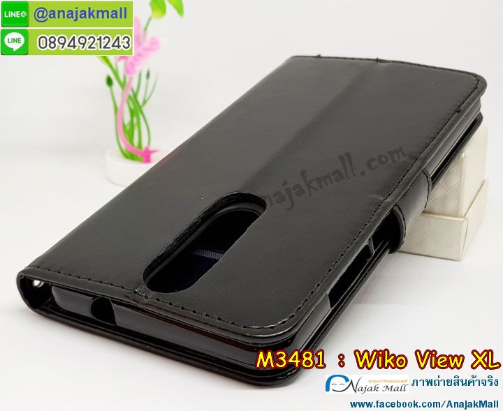 M3481 เคสฝาพับไดอารี่ Wiko View XL มีช่องใส่บัตรด้านใน รูปที่ 5