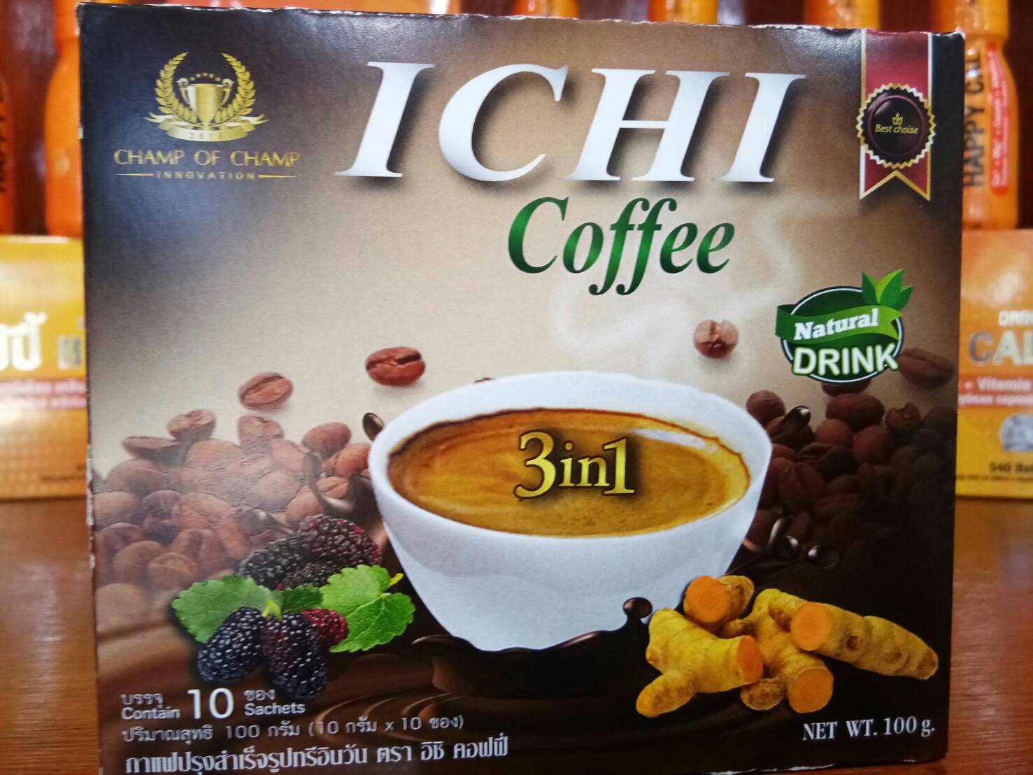 ICHI COFFEE กาแฟสมุนไพร เพื่ออนามัยแห่งผิวพรรณ พร้อมเสริฟได้ทุกที่ ทุกเวลาด้วยผงกาแฟจากเม็ดพันธุ์อาราบิก้า รูปที่ 1