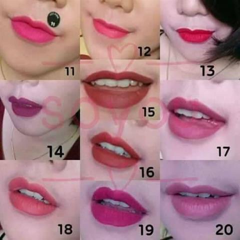 ลิปจุ่มแมท SOYOU มีให้เลือก 20 เฉดสี สีติดทนนาน กันน้ำ ทาซ้ำไม่เป็นคราบ รูปที่ 5