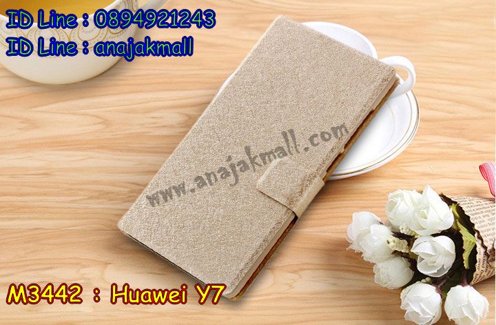 M3442 เคสฝาพับ Huawei Y7 มีช่องใส่บัตร รูปที่ 3