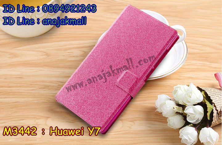 M3442 เคสฝาพับ Huawei Y7 มีช่องใส่บัตร รูปที่ 5