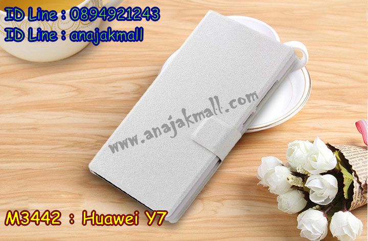 M3442 เคสฝาพับ Huawei Y7 มีช่องใส่บัตร รูปที่ 6