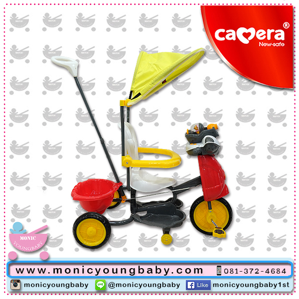 รถสามล้อเด็กถีบcamerababy รถเด็กถีบ รถสามล้อเด็กมีด้ามจับ  รูปที่ 4