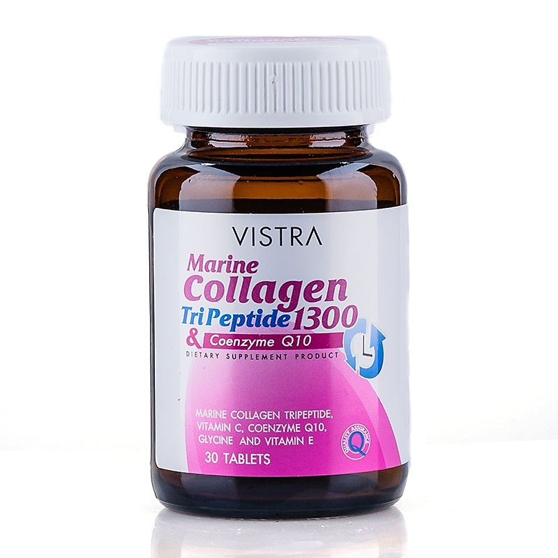 VISTRA Marine Collagen Tripeptide 1300 & Coenzyme Q10 รูปที่ 1