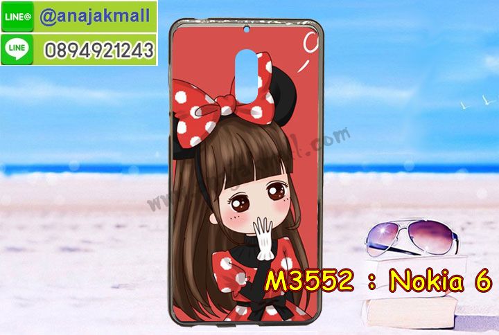 M3552-set เคสยาง Nokia 6 ลายการ์ตูน รูปที่ 3