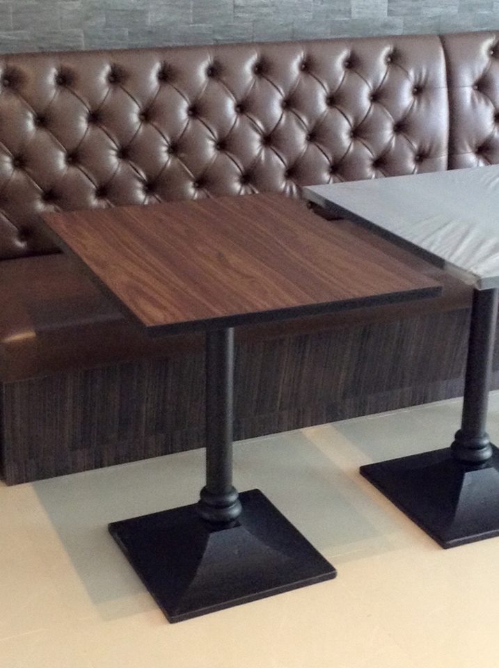 โต๊ะเก้าอี้ โต๊ะร้านกาแฟ โต๊ะรานอาหาร โต๊ะบาร์สูง เคาเตอร์ โต๊ะศูนย์อาหาร ขาโต๊ะเหล็ก โต๊ะร้านชาบู รูปที่ 1