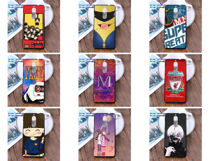 M3469-set1 เคสยาง Wiko View XL ลายการ์ตูน (เฉลี่ยชิ้นละ160บาท) รูปที่ 2