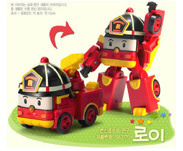 หุ่นยนต์แปลงร่าง ROBOCAR POLI (1 Set มี 4 ตัว) รูปที่ 4