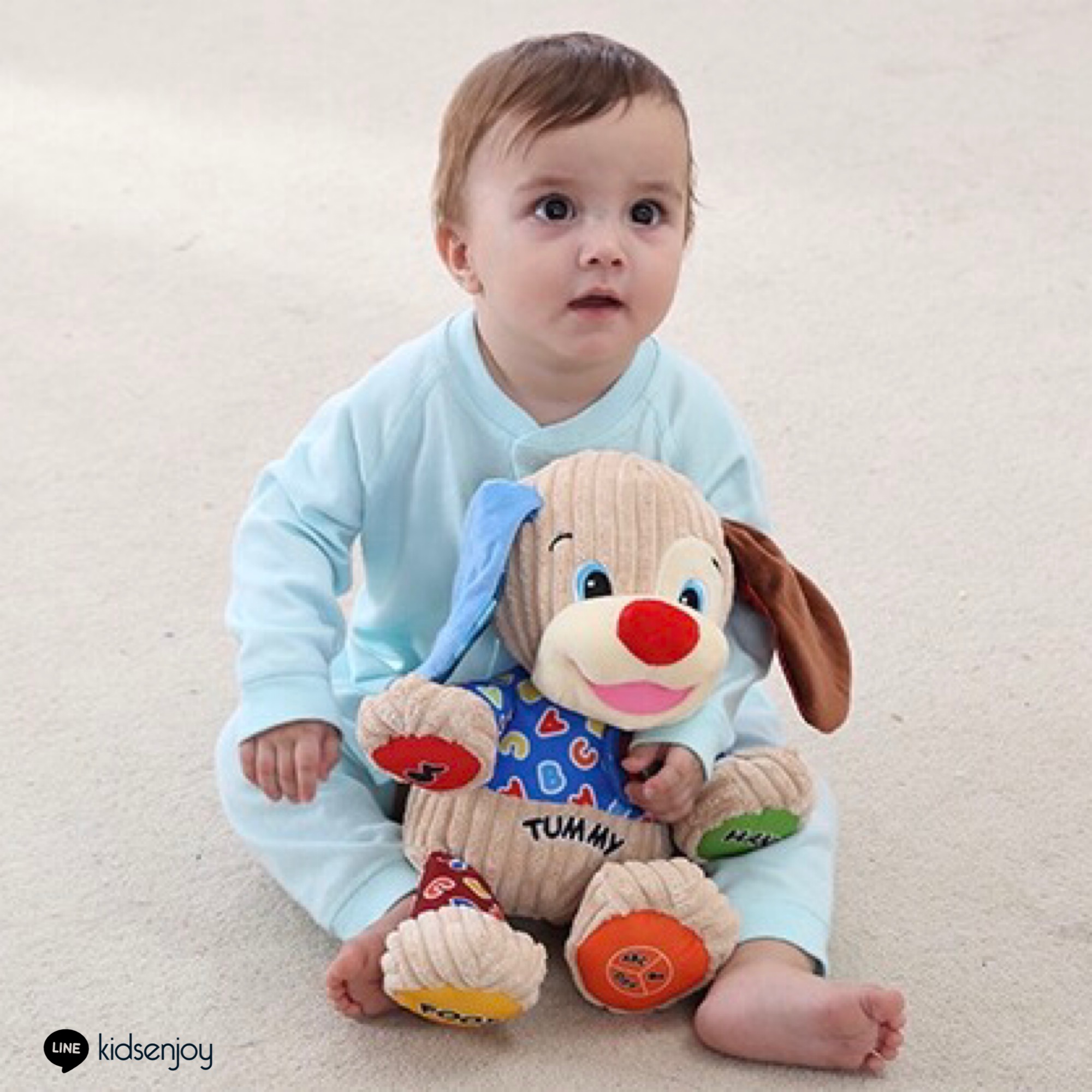 ตุ๊กตาน้องหมา Tummy Jollybaby Play & Learn Puppy รูปที่ 6