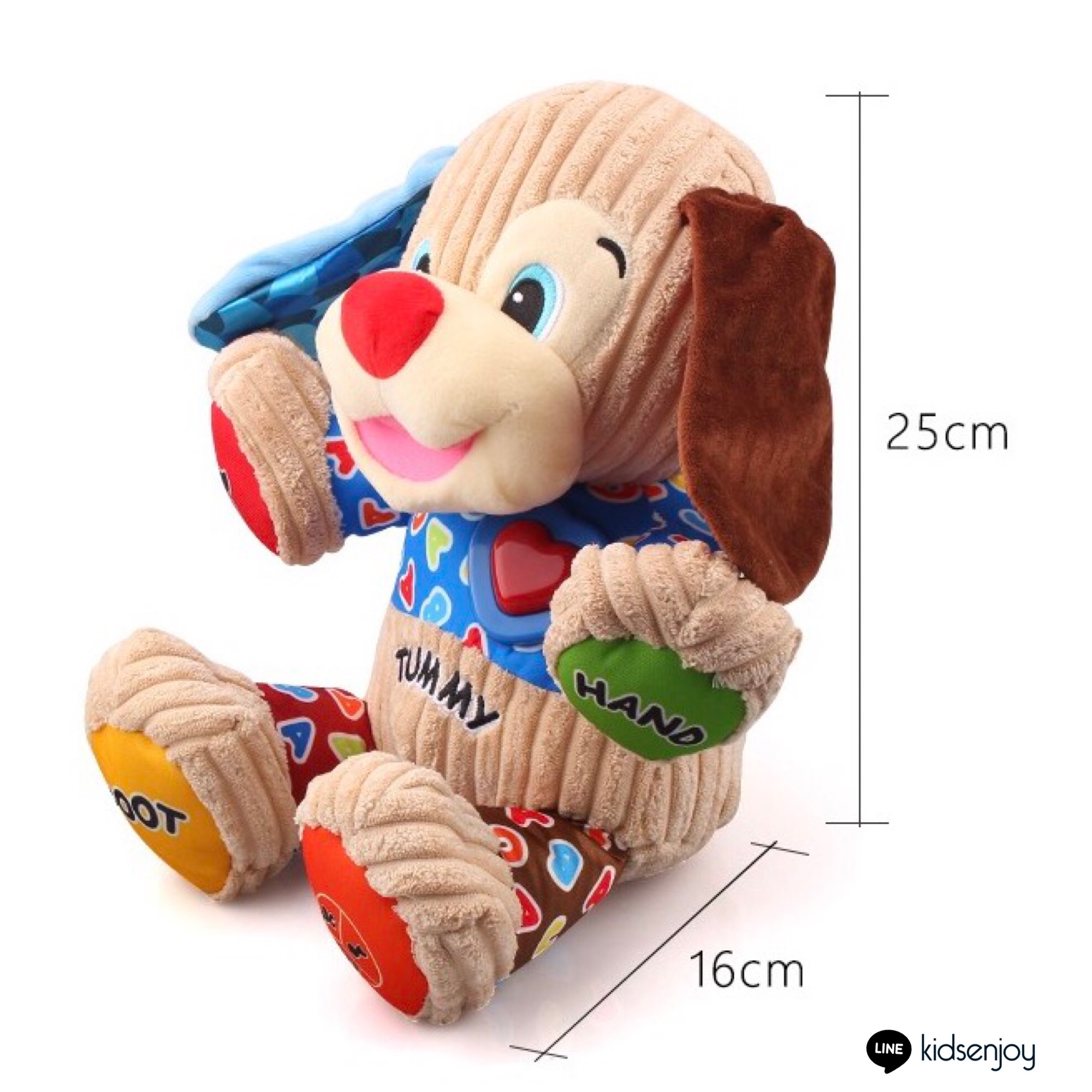 ตุ๊กตาน้องหมา Tummy Jollybaby Play & Learn Puppy รูปที่ 4