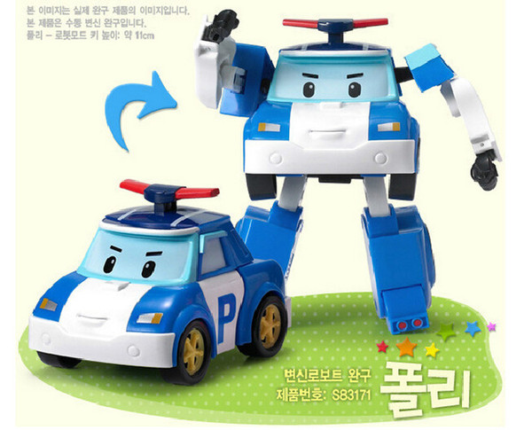 หุ่นยนต์แปลงร่าง ROBOCAR POLI (1 Set มี 4 ตัว) รูปที่ 6