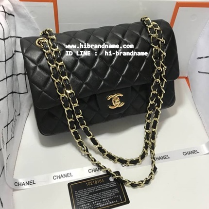 รุ่นขายดี ยอดฮิต Chanel Classic Lambskin in Black with Gold Hardware (เกรด Hi-end)    รูปที่ 1