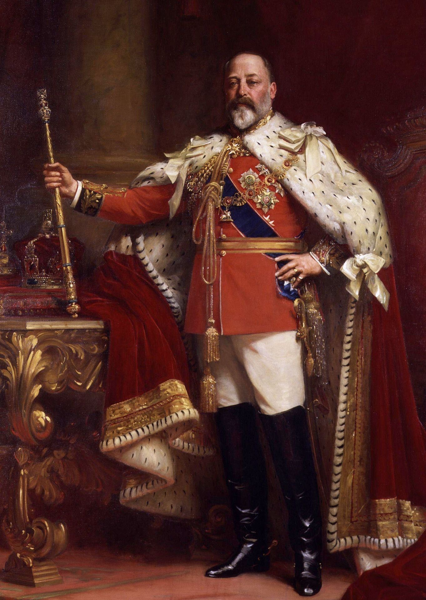 เหรียญเก่าต่างประเทศ EDWARD VII  KING & EMPEROR 1910 (108 ปี) รูปที่ 4
