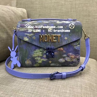 New Louis Vuitton Pochette Metis Bag Monogram (เกรด Top Hi-end) มาใหม่ล่าสุด สีฟ้าสวยมากก ใหม่มาก รูปที่ 1