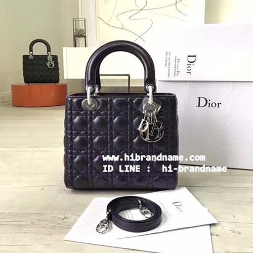 กระเป๋า Dior Lady 10 นิ้ว อะไหล่เงิน หนังแกะ ฟูแน่นสวยมากค่ะ (เกรด Hi-End) รุ่นขายดียอดฮิต รูปที่ 1