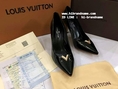 พร้อมส่ง รองเท้าส้นสูง Louis Vuitton (เกรด Hi-end) สีดำ หนังแท้  