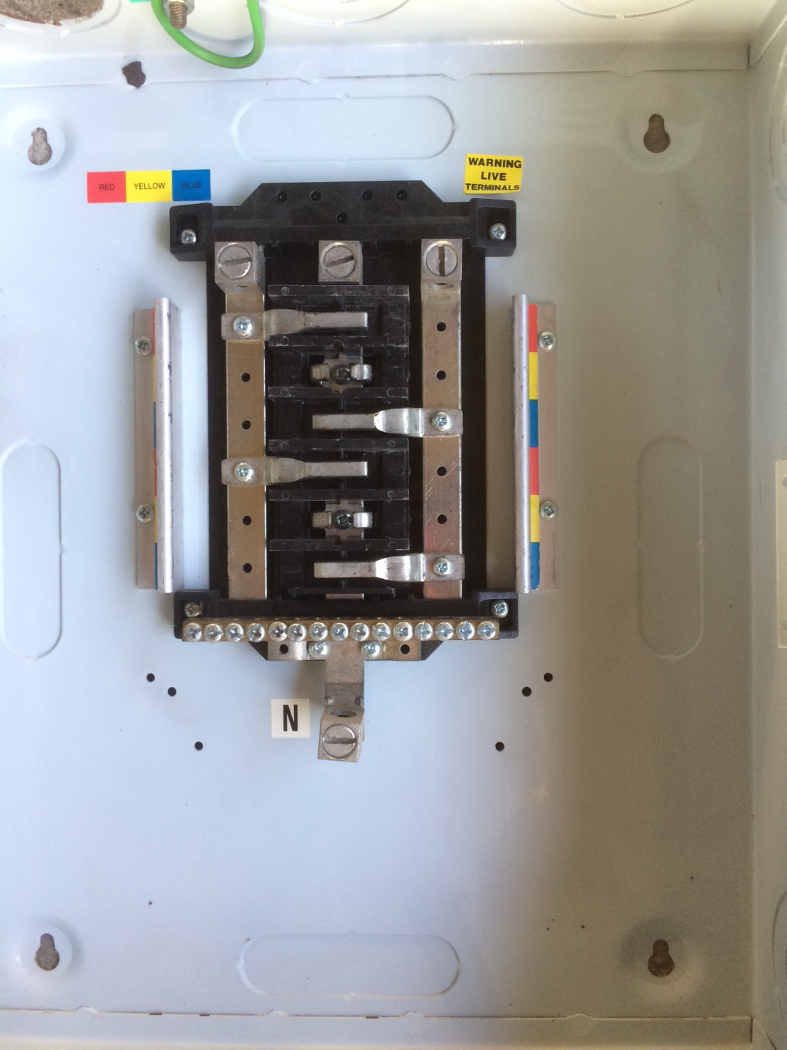 ขาย ตู้ เบรกเกอร์ โหลดเซ็นเตอร์ Breaker Load center สแควร์ดี Schneider square D 12 ช่องลูกย่อย มือสอง สภาพดีมาก ราคาถูก รูปที่ 3