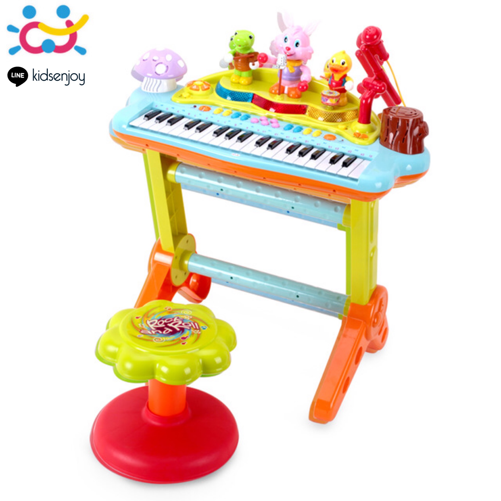 เปียโนเด็ก Multifunctional Electronic Keyboard จากแบรนด์ Huile Toys รูปที่ 1